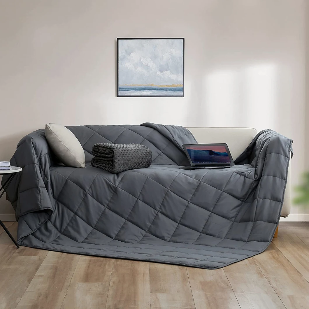 Cooling Bamboo Weighted Blanket for All Season