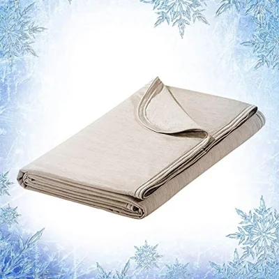 Cobertor de resfriamento Cobertor leve e lavável que mantém o resfriamento para dormir quente e suores noturnos